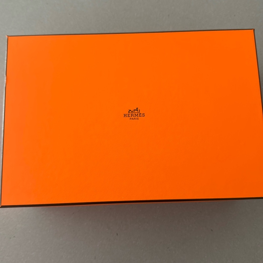 Authentic Hermès Shoebox and Dust Bags